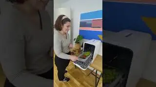 World’s smallest & fastest dish and fruit washer! #design #technology #home #kickstarter #shorts