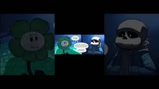 Undertale Sans Confronts Flowey Part 3 Comic Dub