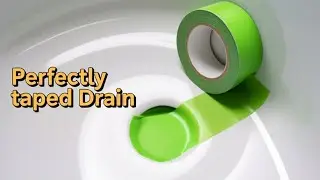 How you need tape the drain. Armoglaze