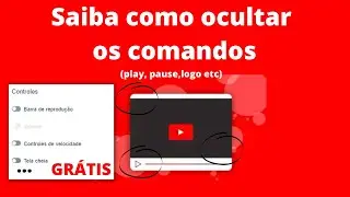 Como esconder, remover título, logo de vídeo do  YouTube ATUALIZADO  (2022)