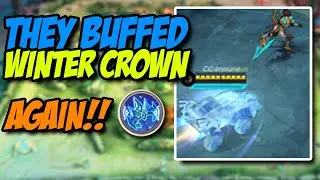 TESTING THE NEW WINTER CROWN/WINTER TRUNCHEON || MOBILE LEGENDS ADVANCED SERVER TEST