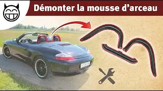 🛠 Remove the roll bar trims cover - DIY Boxster 986 [English subtitles]