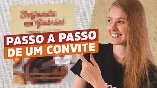 COMO fazer um CONVITE de ANIVERSÁRIO (feijoada) | Processo criativo DESIGN GRÁFICO
