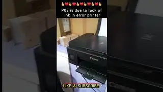 Canon G2010/G3010 P08 Error Solution | Quick Fix 🖨💻 