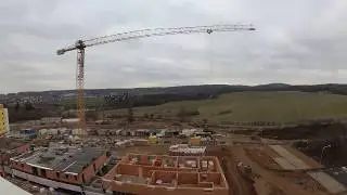 Construction site timelapse shot on Yi 4k 30fps