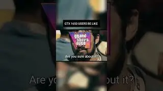 Can GTX 1650 run GTA 6? #gta6 #gta #gtx1650 #pc #pcgaming #pcmemes #funny #shorts