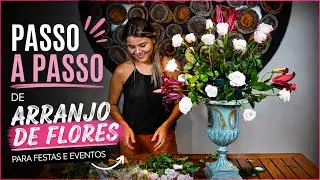 COMO FAZER UM ARRANJO  NO FLORAL  F2