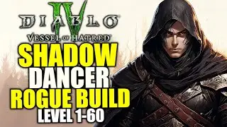 Diablo 4 BEST Rogue Leveling Build for Season 6 Vessel Of Hatred - Dance of Knives Rogue Build