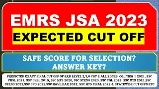 EMRS JSA EXPECTED CUT OFF - SAFE SCORE FOR TYPING