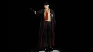 Harry Potter 3D Modelling - Part 1 - Timelipse -