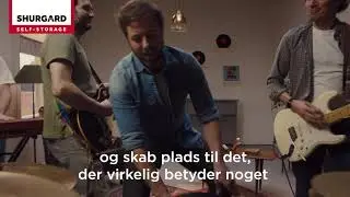 Skab plads til dine drømme. Opbevar dine ejendele hos Shurgard Self-Storage!