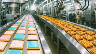 How are Pop Tarts, Eggos, and Waffles Made Inside The Factory