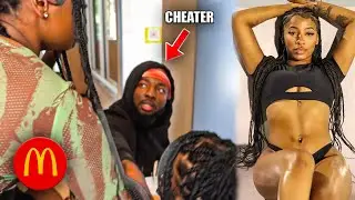 Girl Catches Her Boyfriend Cheating With Bestfriend At Mcdonald’s 😱💔 *MUST WATCH*