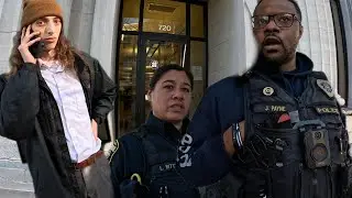 Karen Calls Police For Recording on Sidewalk
