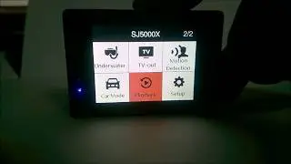 SJ5000X Menu & Version