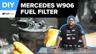 Mercedes Sprinter Van Fuel Filter Replacement DIY (2006-2018 Mercedes-Benz W906, OM642)