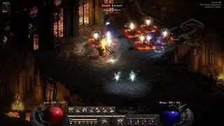 Frenzy Barbarian farmando Chaos Sanctuary usando Oath + Lawbringer - Diablo 2 Resurrected