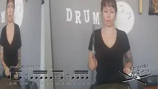 37- RUDIMENTOS- Drag Paradiddle2- Fernanda Terra