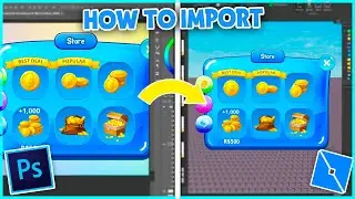 How To IMPORT GUI Into ROBLOX STUDIO TUTORIAL! | Roblox Visuals Tutorial