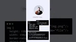 Html Css image upload button 
