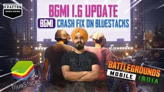 BGMI CRASH FIX !! BGMI 1.6 on Bluestacks Emulator 5.3.60.2001 Latest Version | Updated Video!!