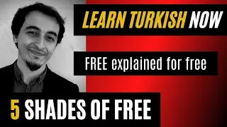 5 Ways to Say Free in Turkish | LEARN TURKISH NOW #Turkish #LearnTurkish #TurkishLanguage #Turkisch