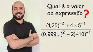 POTENCIAÇÃO - "(IFMG) O valor da expressão numérica"
