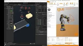 RealVirtual.io 6 Preview: Integrating Igus Rebel Robot with Unity-Based Digital Twin Technology