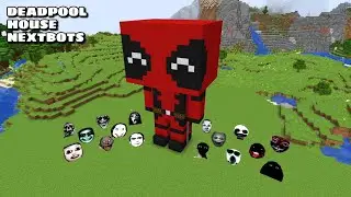 SURVIVAL DEADPOOL HOUSE WITH 100 NEXTBOTS in Minecraft - Gameplay - Coffin Meme