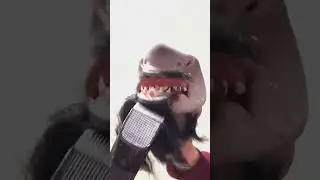 SHARK PUPPET GETS MANSCAPED!!