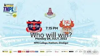 TnpI Match 9 2022 Dream Tiruppur vs Dindigul Dragons Numerology Prediction