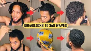 Dreadlocks to Instant 360 Waves Transformation: How To Cut Your Locs (Ep. 2)
