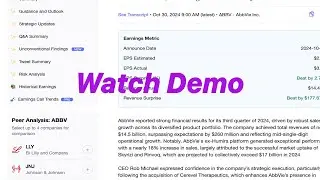 EarningsCall.ai: Summarize lengthy Earnings Calls using AI