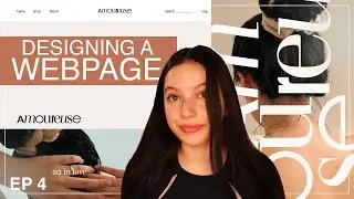 Create Posters & Design A Webpage With Me! | Skincare Brand - Ep 4