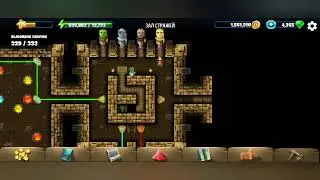 Diggy`s Adventure. Египет. Зал стражей 2.