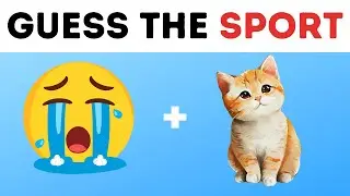 Guess the Sport from Emojis 🏈😝 I Emoji Quiz