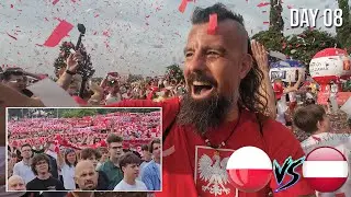 REAKCJE z Warszawy! Polska drużyna piłki słaba, ale kibicy? - Day 8