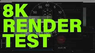 AERO 15 8K 4K RENDERING TEST | How long does it take to render 4K video on a laptop and 8K video?