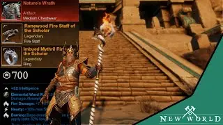 Nature's Wrath Fire Staff Build - New World [Season 5]