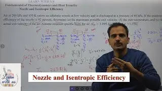 Thermodynamics Chapter 5-Numerical/ IOE Question \ Nozzle and Isentropic Efficiency
