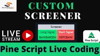 Tradingview stock screener pine script | 08-05-2023 | Pro Trading Art