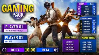 Game Lower Thirds Green Screen | Game Effects In Green Screen