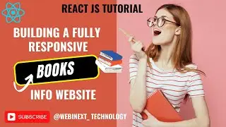 #70 Building a Fully Responsive Books Info Website in React JS | Responsive Website in React JS