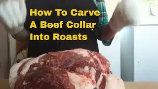 🥩🔪 Quick Guide: Beef Collar Carving for Perfect Roasts in 3 Minutes! #BeefCollar 🍽️ 2024
