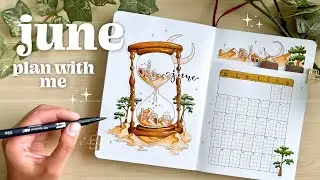 june 2024 bullet journal plan with me 🌙⏳ bullet journal inspiration for beginners