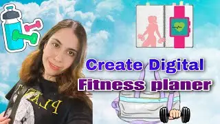 Create your own digital fitness planner, get fit in style , sell on etsy￼￼