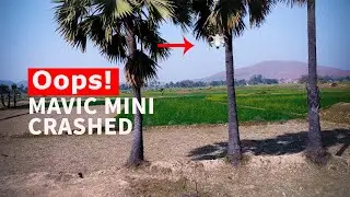 Ooops! DJI MAVIC MINI DRONE CRASHED