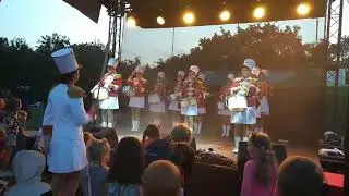 Барабанщицы.Оркест ударный инструментов.
