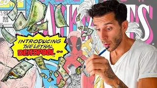 Drawing the most EXPENSIVE comic cover EVER?? [New Mutants #98 featuring DEADPOOL]