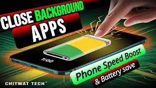 Secret setting to close background apps | Increase phone speed and battery